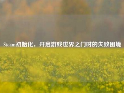 Steam初始化，开启游戏世界之门时的失败困境