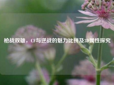 枪战双雄，CF与逆战的魅力比拼及3D属性探究
