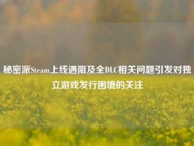 秘密派Steam上线遇阻及全DLC相关问题引发对独立游戏发行困境的关注