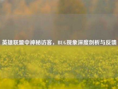 英雄联盟中神秘访客，BUG现象深度剖析与反馈