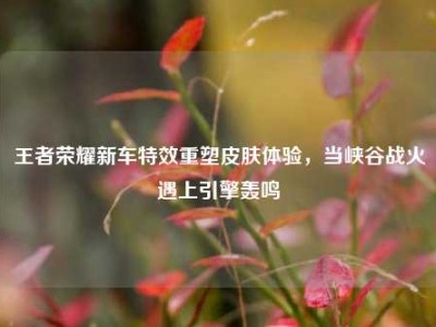 王者荣耀新车特效重塑皮肤体验，当峡谷战火遇上引擎轰鸣