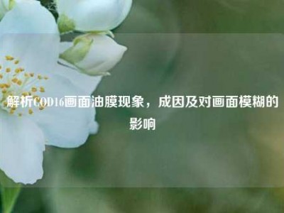 解析COD16画面油膜现象，成因及对画面模糊的影响