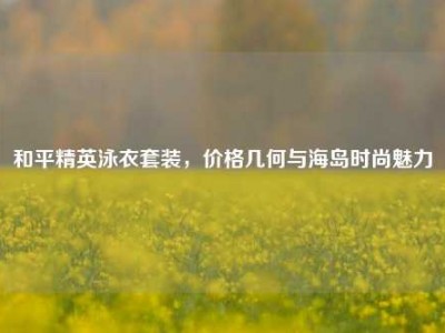 和平精英泳衣套装，价格几何与海岛时尚魅力