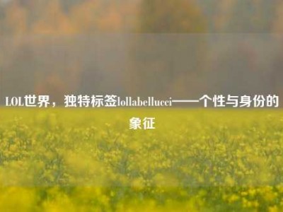 LOL世界，独特标签lollabellucci——个性与身份的象征