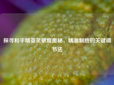 探寻和平精英灵敏度奥秘，精准制胜的关键调节法