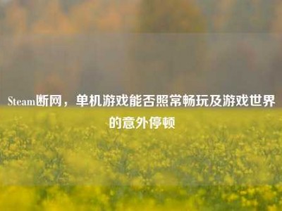 Steam断网，单机游戏能否照常畅玩及游戏世界的意外停顿