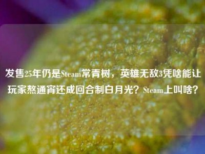 发售25年仍是Steam常青树，英雄无敌3凭啥能让玩家熬通宵还成回合制白月光？Steam上叫啥？