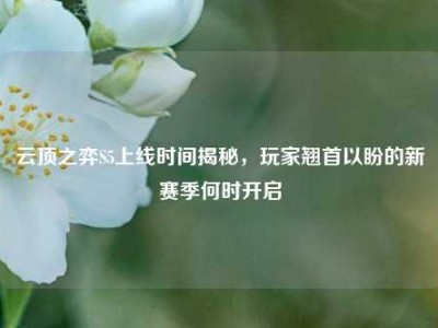 云顶之弈S5上线时间揭秘，玩家翘首以盼的新赛季何时开启