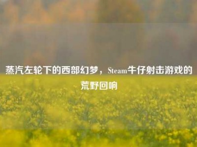 蒸汽左轮下的西部幻梦，Steam牛仔射击游戏的荒野回响