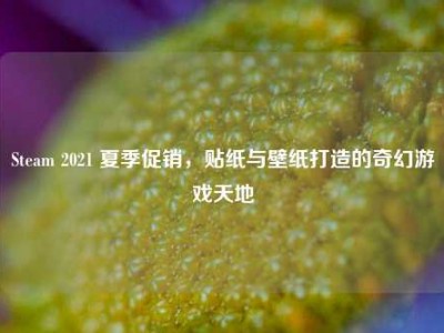 Steam 2021 夏季促销，贴纸与壁纸打造的奇幻游戏天地