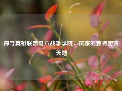 探寻英雄联盟电六战争学院，玩家的独特游戏天地