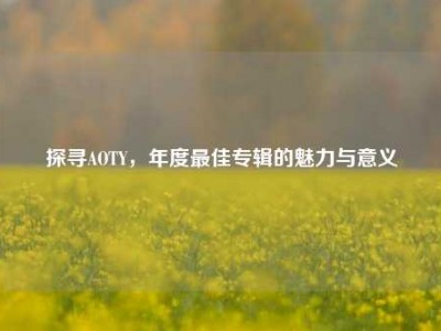 探寻AOTY，年度最佳专辑的魅力与意义