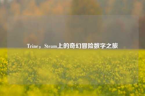 Trine，Steam上的奇幻冒险数字之旅