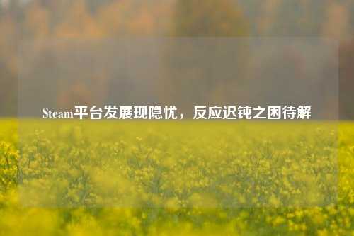 Steam平台发展现隐忧，反应迟钝之困待解