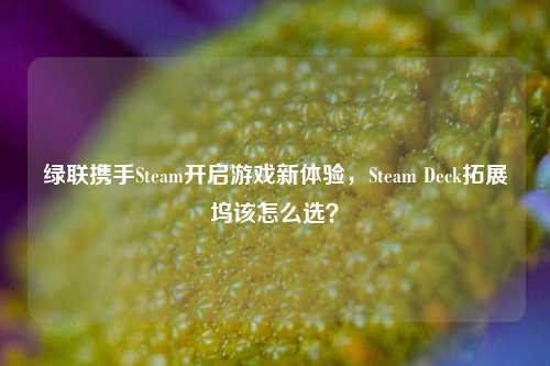 绿联携手Steam开启游戏新体验,Steam Deck拓展坞该怎么选?