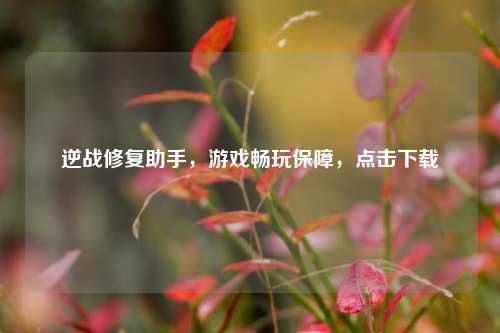 逆战修复助手,游戏畅玩保障,点击下载