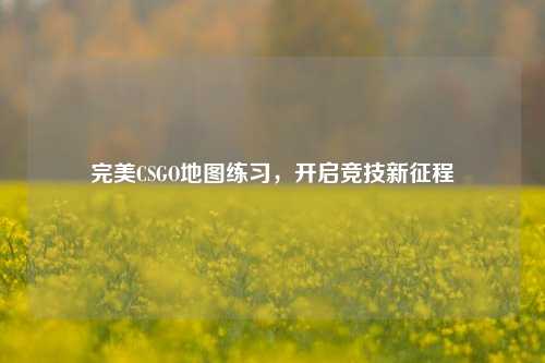 完美CSGO地图练习,开启竞技新征程