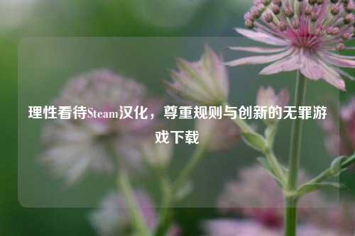 理性看待Steam汉化,尊重规则与创新的无罪游戏下载