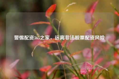 警惕配资365之家,远离非法股票配资风险