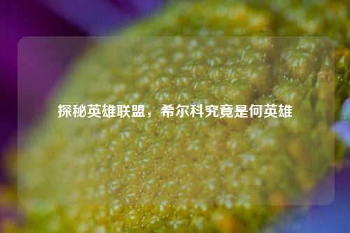 探秘英雄联盟,希尔科究竟是何英雄