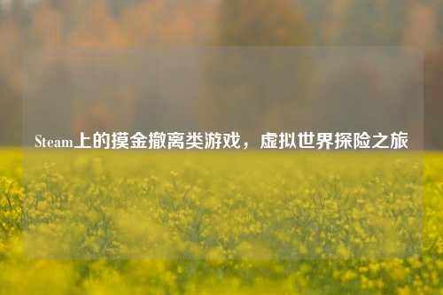 Steam上的摸金撤离类游戏,虚拟世界探险之旅