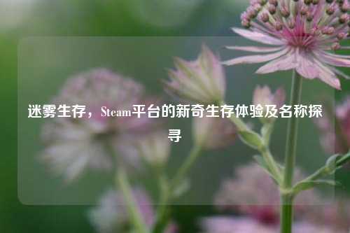 迷雾生存,Steam平台的新奇生存体验及名称探寻