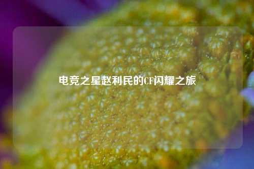 电竞之星赵利民的CF闪耀之旅