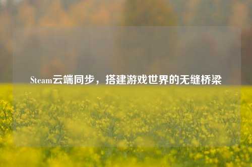 Steam云端同步,搭建游戏世界的无缝桥梁