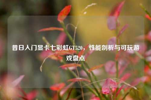 昔日入门显卡七彩虹GT520,性能剖析与可玩游戏盘点