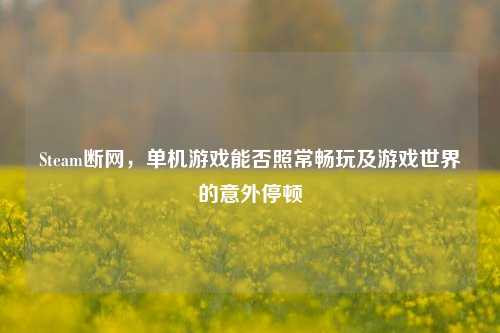 Steam断网,单机游戏能否照常畅玩及游戏世界的意外停顿