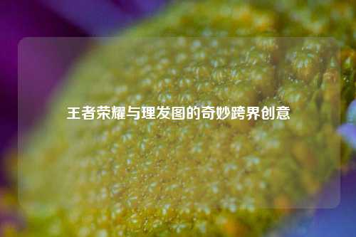王者荣耀与理发图的奇妙跨界创意