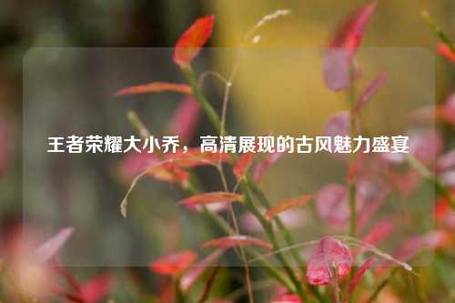 王者荣耀大小乔,高清展现的古风魅力盛宴