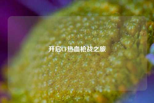开启CF热血枪战之旅