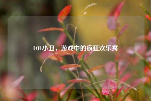 LOL小丑,游戏中的疯狂欢乐秀