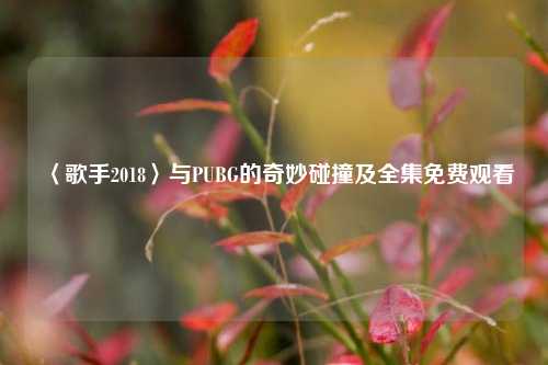 〈歌手2018〉与PUBG的奇妙碰撞及全集免费观看