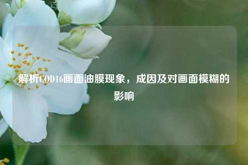 解析COD16画面油膜现象,成因及对画面模糊的影响