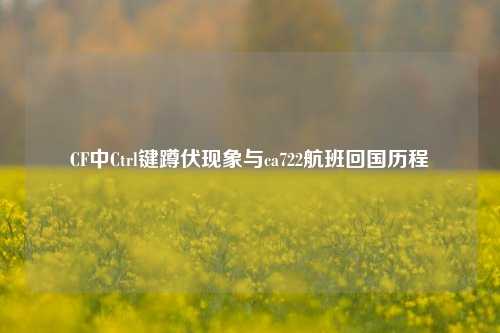 CF中Ctrl键蹲伏现象与ca722航班回国历程