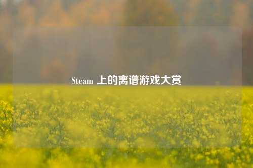Steam 上的离谱游戏大赏