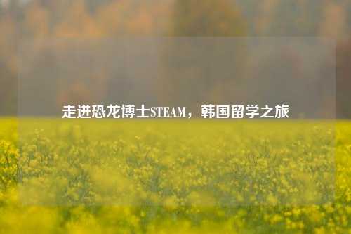 走进恐龙博士STEAM,韩国留学之旅