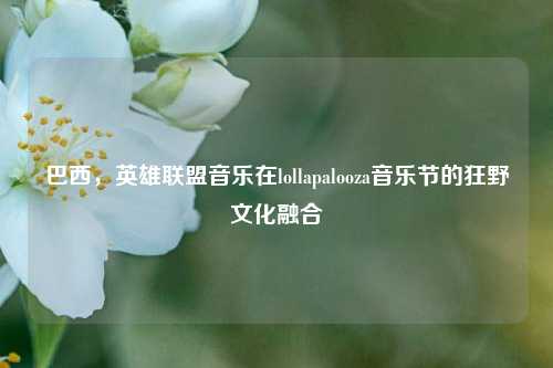 巴西，英雄联盟音乐在lollapalooza音乐节的狂野文化融合