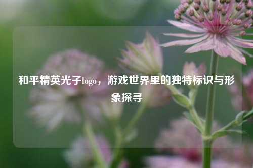 和平精英光子logo,游戏世界里的独特标识与形象探寻