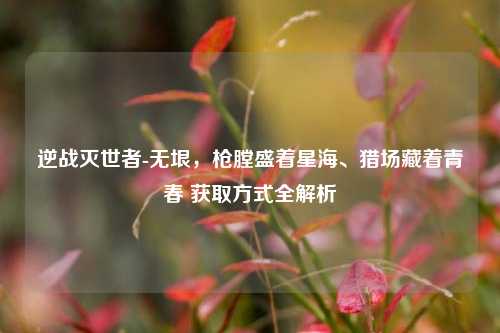 逆战灭世者-无垠，枪膛盛着星海、猎场藏着青春 获取方式全解析