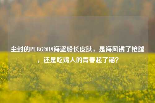 尘封的PUBG2019海盗船长皮肤,是海风锈了枪膛,还是吃鸡人的青春起了锚?