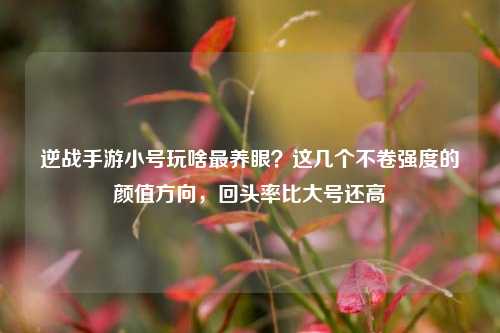 逆战手游小号玩啥最养眼？这几个不卷强度的颜值方向，回头率比大号还高