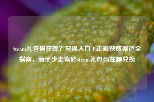 Steam礼包码在哪?兑换入口+正规获取渠道全指南,新手少走弯路steam礼包码在哪兑换