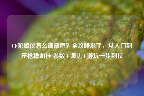 CF陀螺仪怎么调最稳?全攻略来了,从入门到压枪稳如挂 参数+调法+避坑一步到位