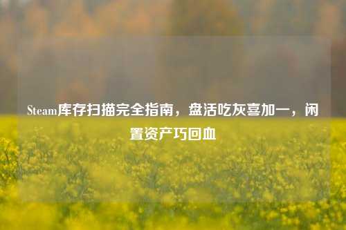 Steam库存扫描完全指南，盘活吃灰喜加一，闲置资产巧回血