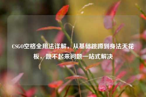 CSGO空格全用法详解，从基础跳蹲到身法天花板，跳不起来问题一站式解决