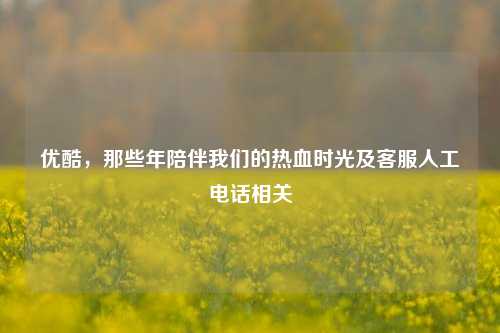 优酷,那些年陪伴我们的热血时光及客服人工电话相关