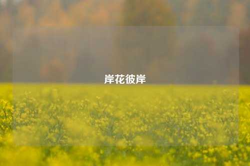 岸花彼岸